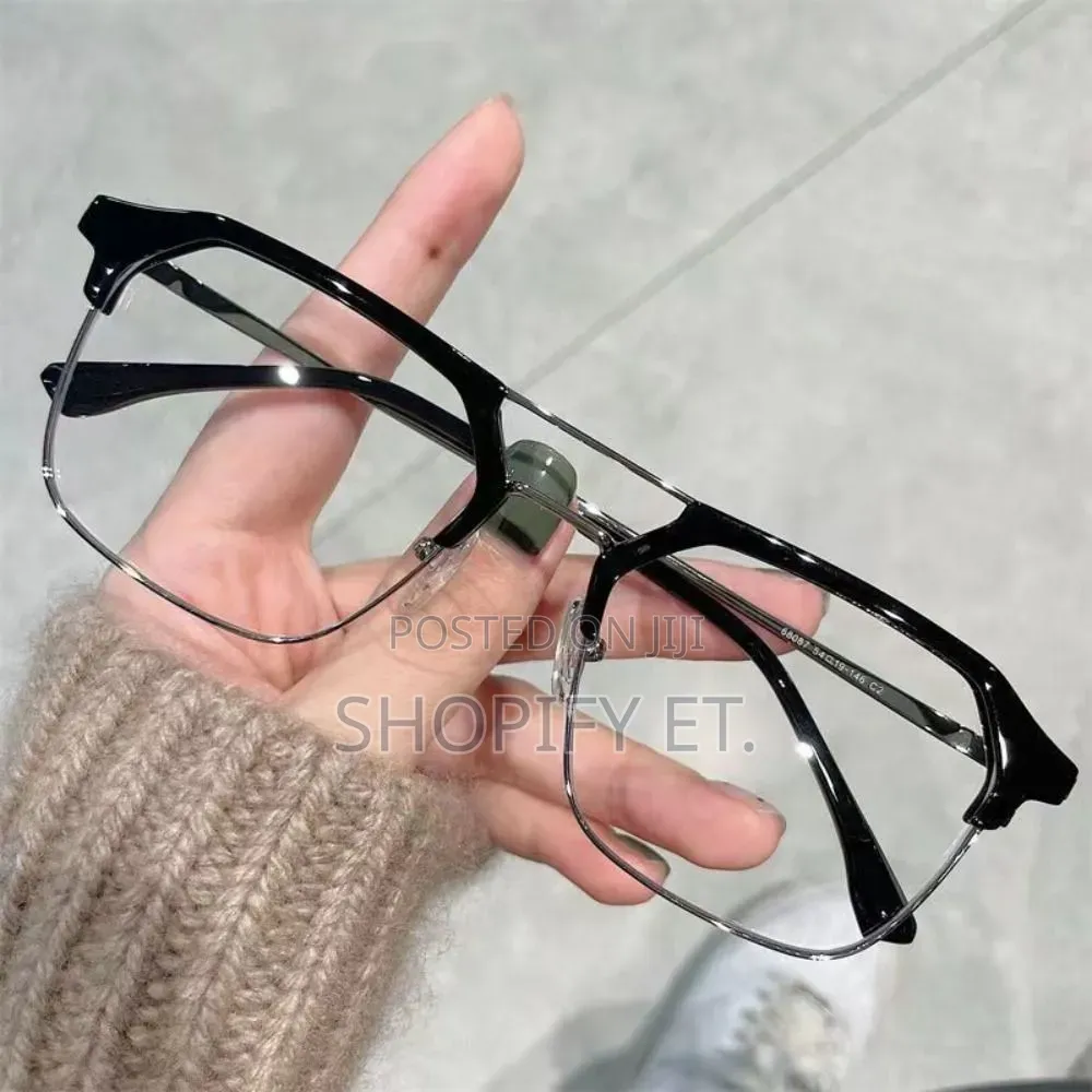 Metallic Frame Blue Light Glasses