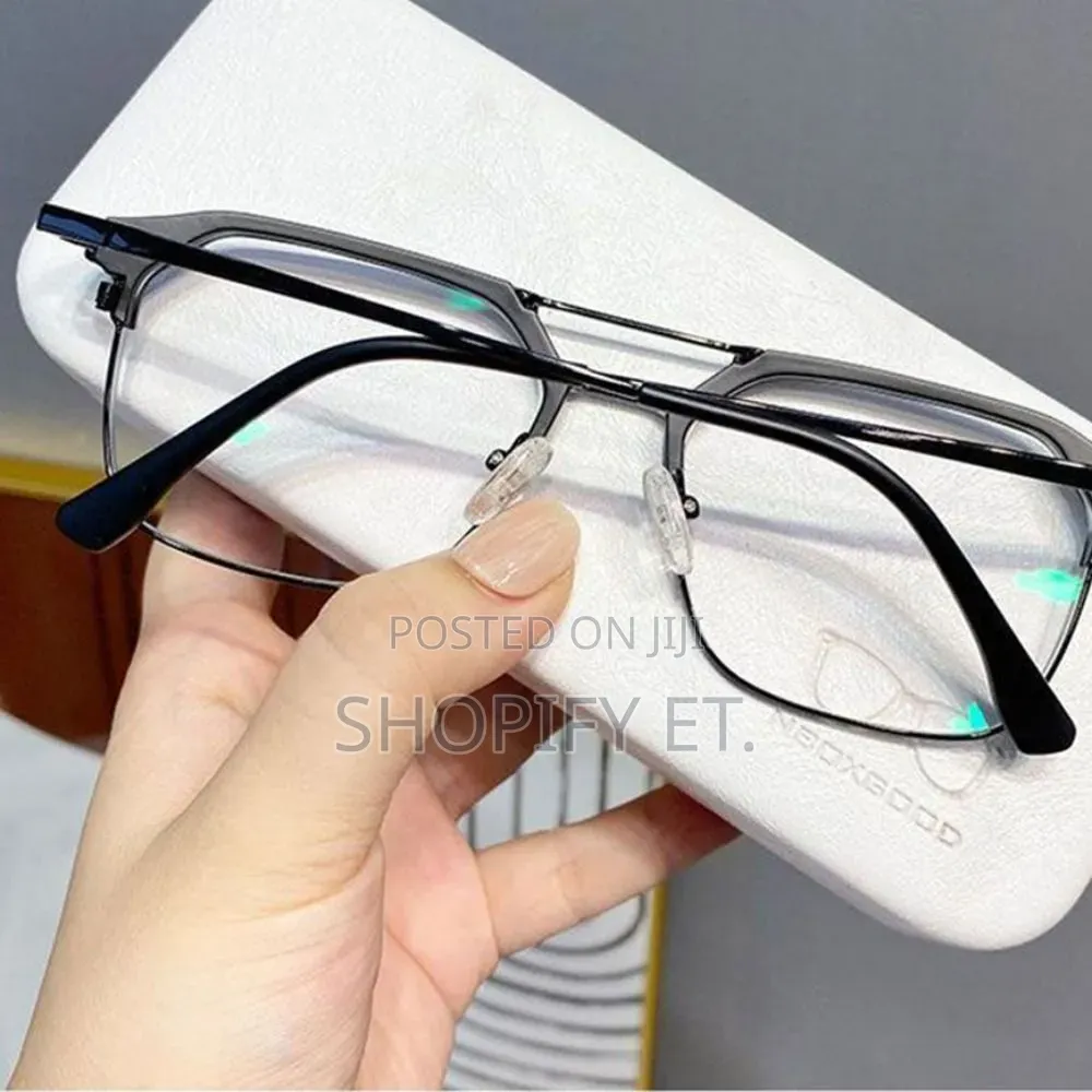 Metallic Frame Blue Light Glasses