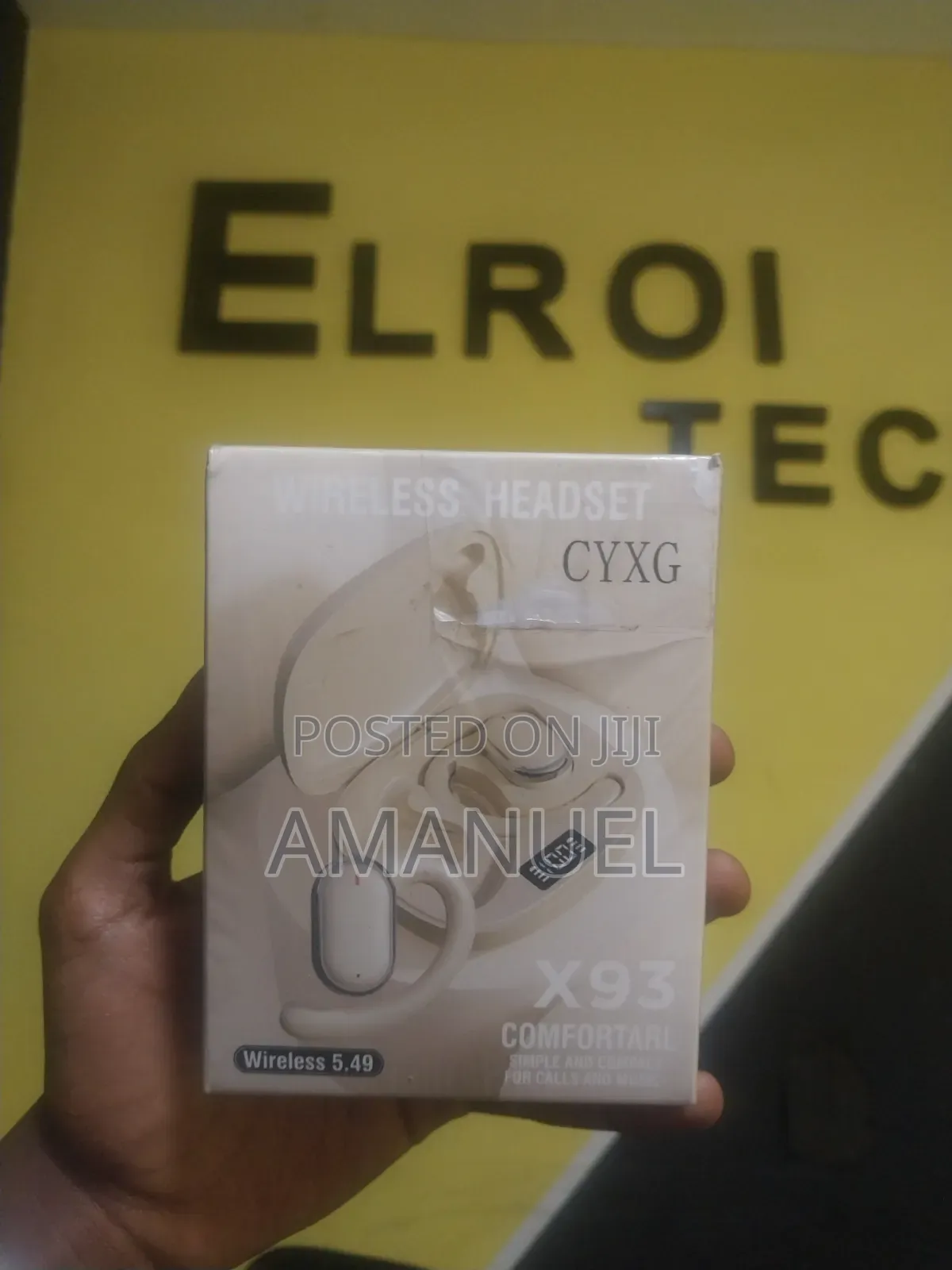 CYXG X93 Wireless Earhook Headset.