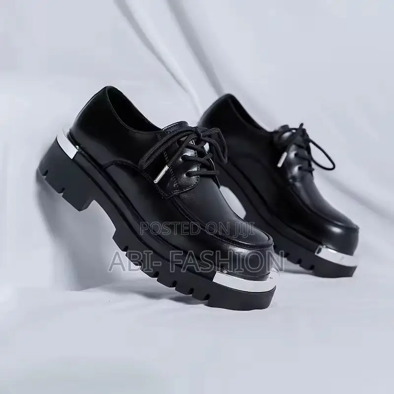 Men's Luxury Platform Leather Casual Shoes – New Arrival