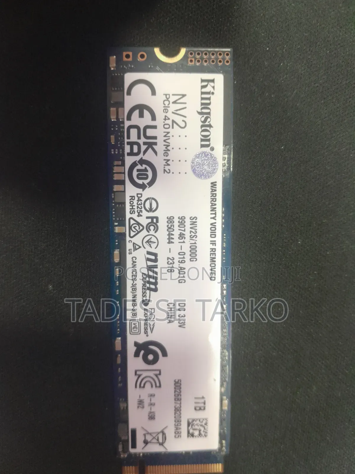 KINGSTON and Xioxia BRAND
SSD(Solid State Drive)
1tb SSD