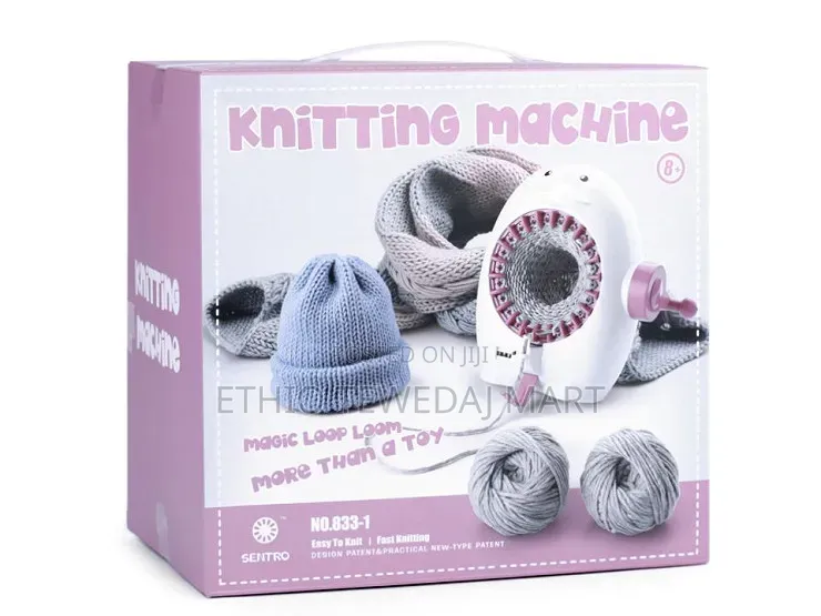 Medium Knitting Machine የሹራብ መስሪያ ማሽን ወይም የኮፍያ መስሪያ ማሸን