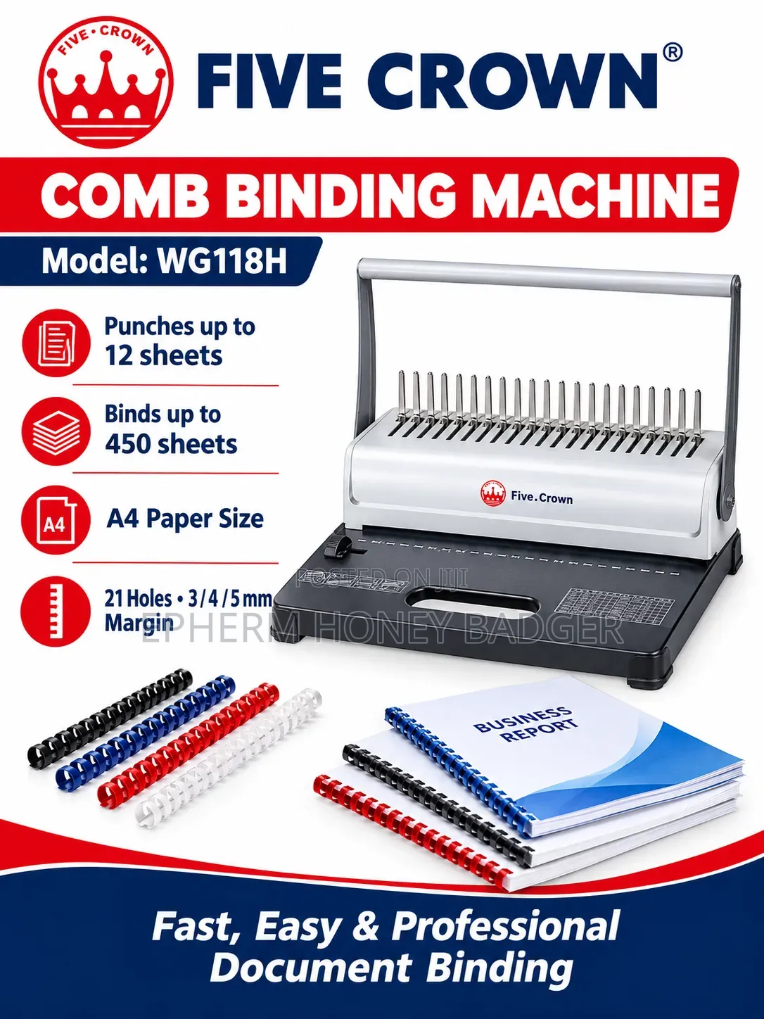 Comb Binding Machine