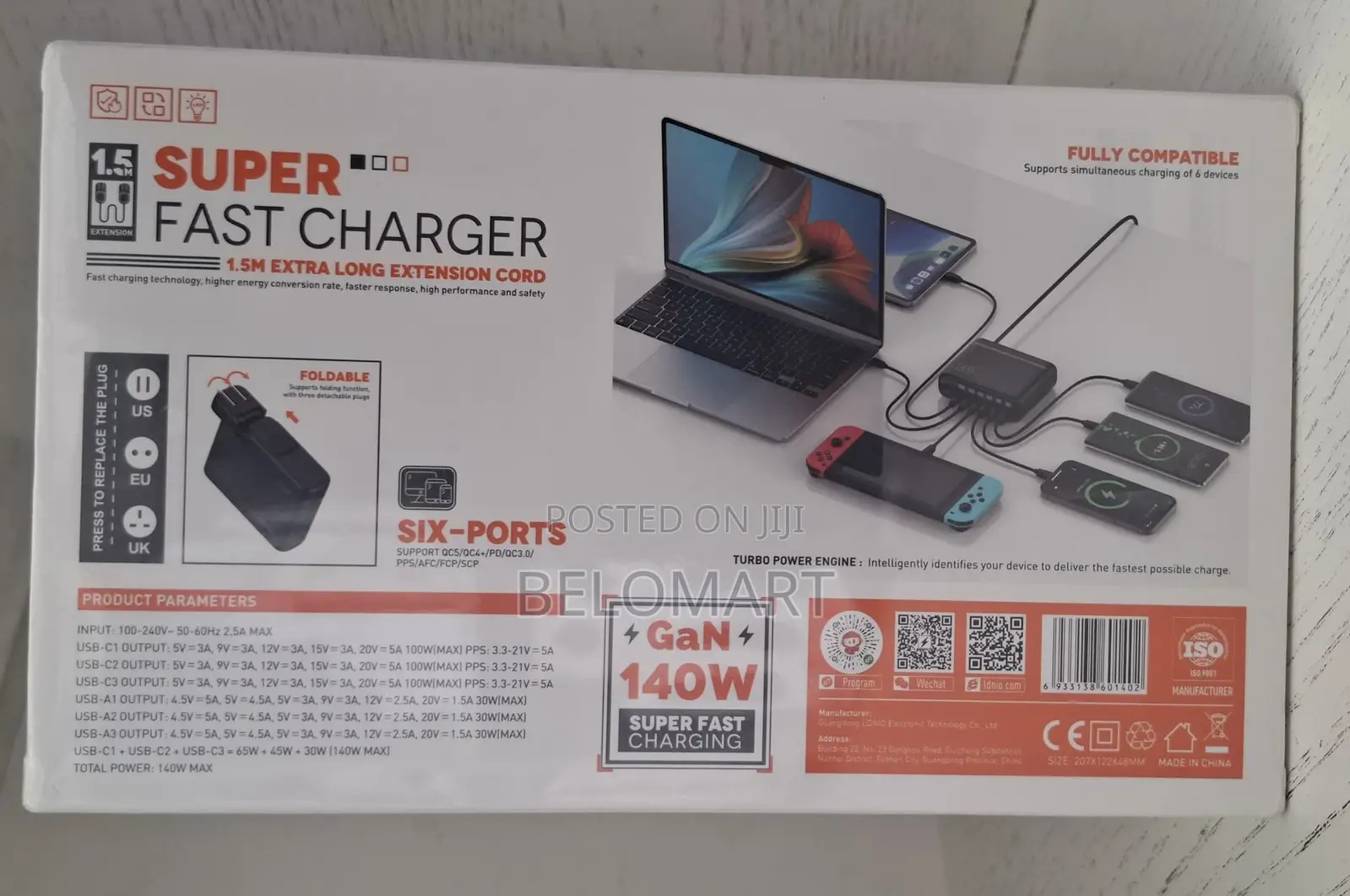 LDNIO A6140C Super Fast Charger