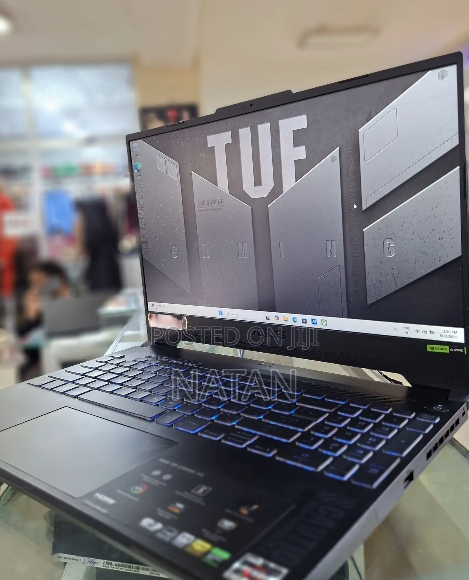 New Laptop Asus TUF Gaming A15 16GB AMD Ryzen 7 SSD 512GB