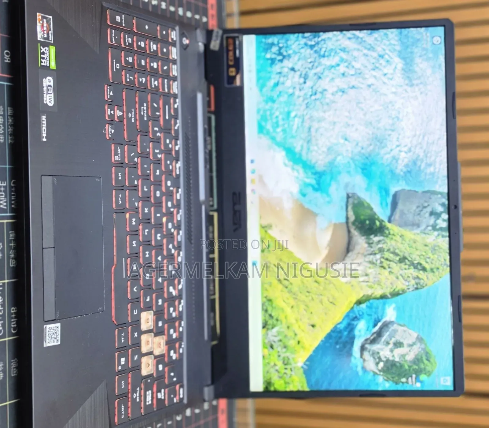 New Laptop Asus TUF Gaming A15 16GB AMD Ryzen 7 SSHD (Hybrid) 512GB