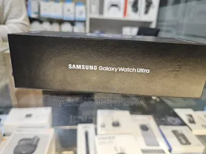 Samsung Galaxy Watch Ultra (47mm, LTE) in The
Titanium Blue Colorway.