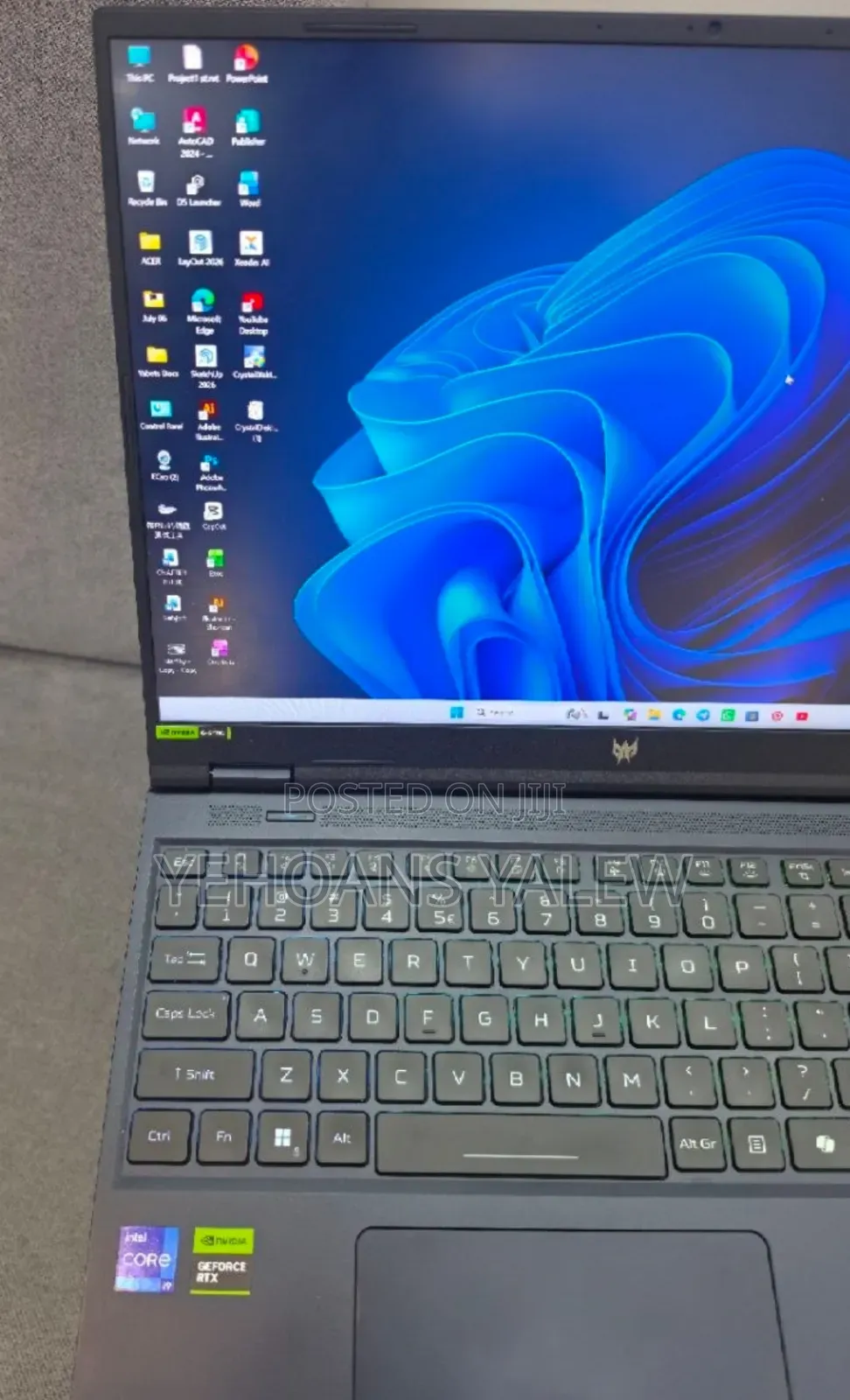 New Laptop Acer Predator Helios Neo 16 16GB Intel Core i9 SSD 1T