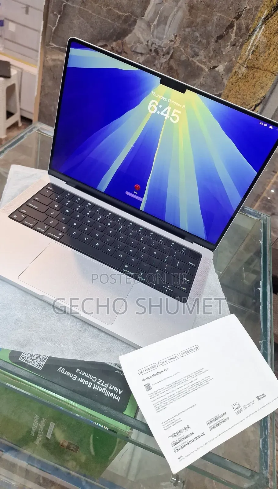 New Laptop Apple MacBook Pro 2024 M4 Pro 24GB Apple M4 Pro SSD 512GB