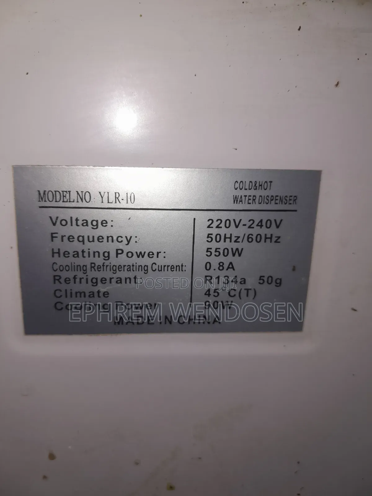 OriginWater Filter Hot&cold With Refrigerator