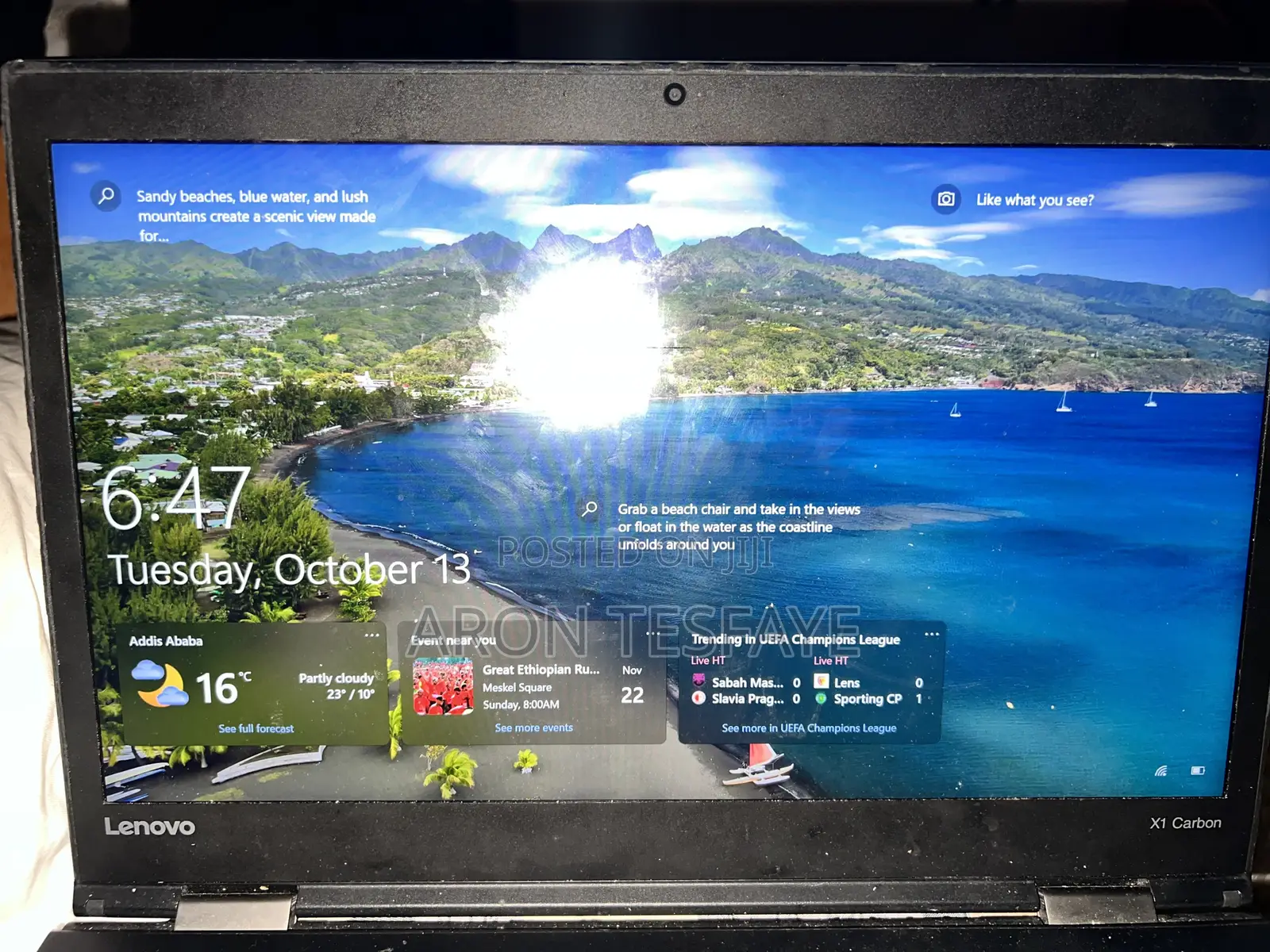 Laptop Lenovo ThinkPad X1 Carbon 8GB Intel Core i5 SSD 256GB