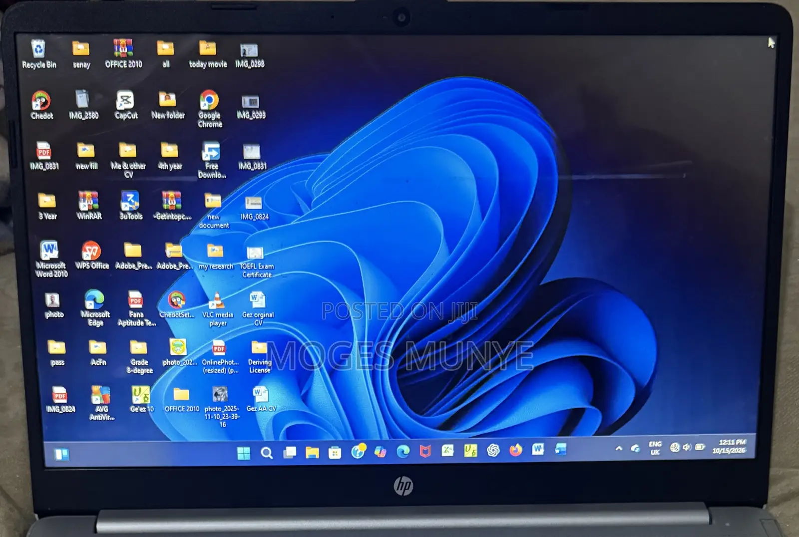 Laptop HP 15 8GB AMD Ryzen 3 SSD 256GB