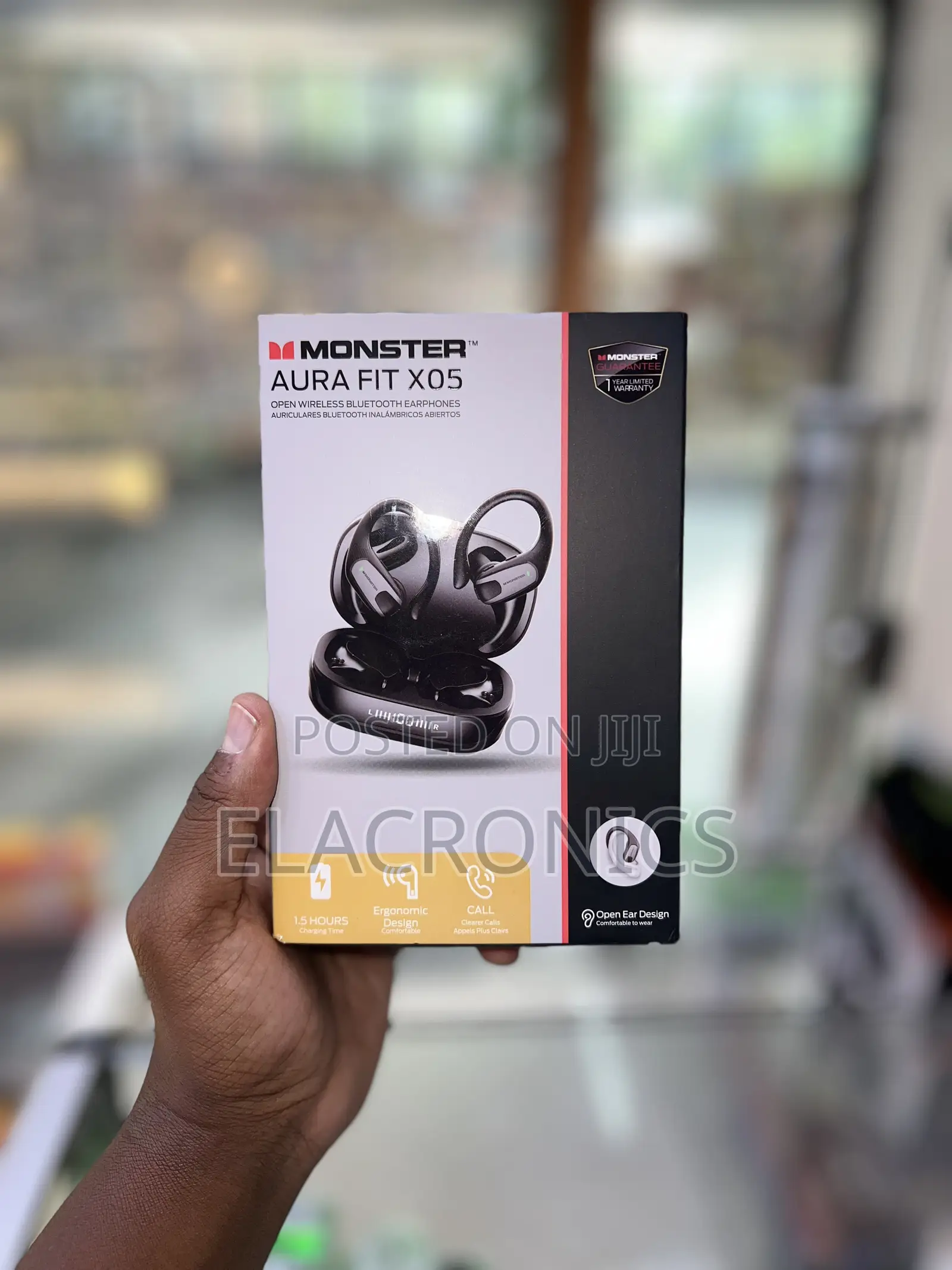 Monster Aura Fit X05 Open Ear Wireless Earbuds