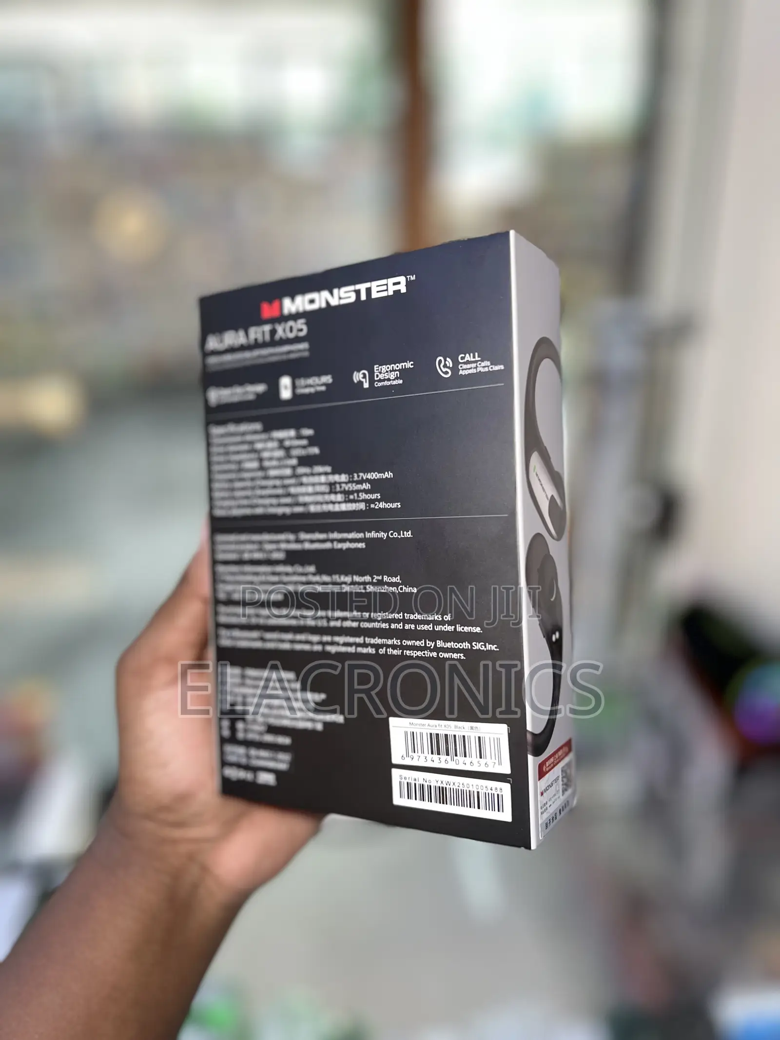 Monster Aura Fit X05 Open Ear Wireless Earbuds