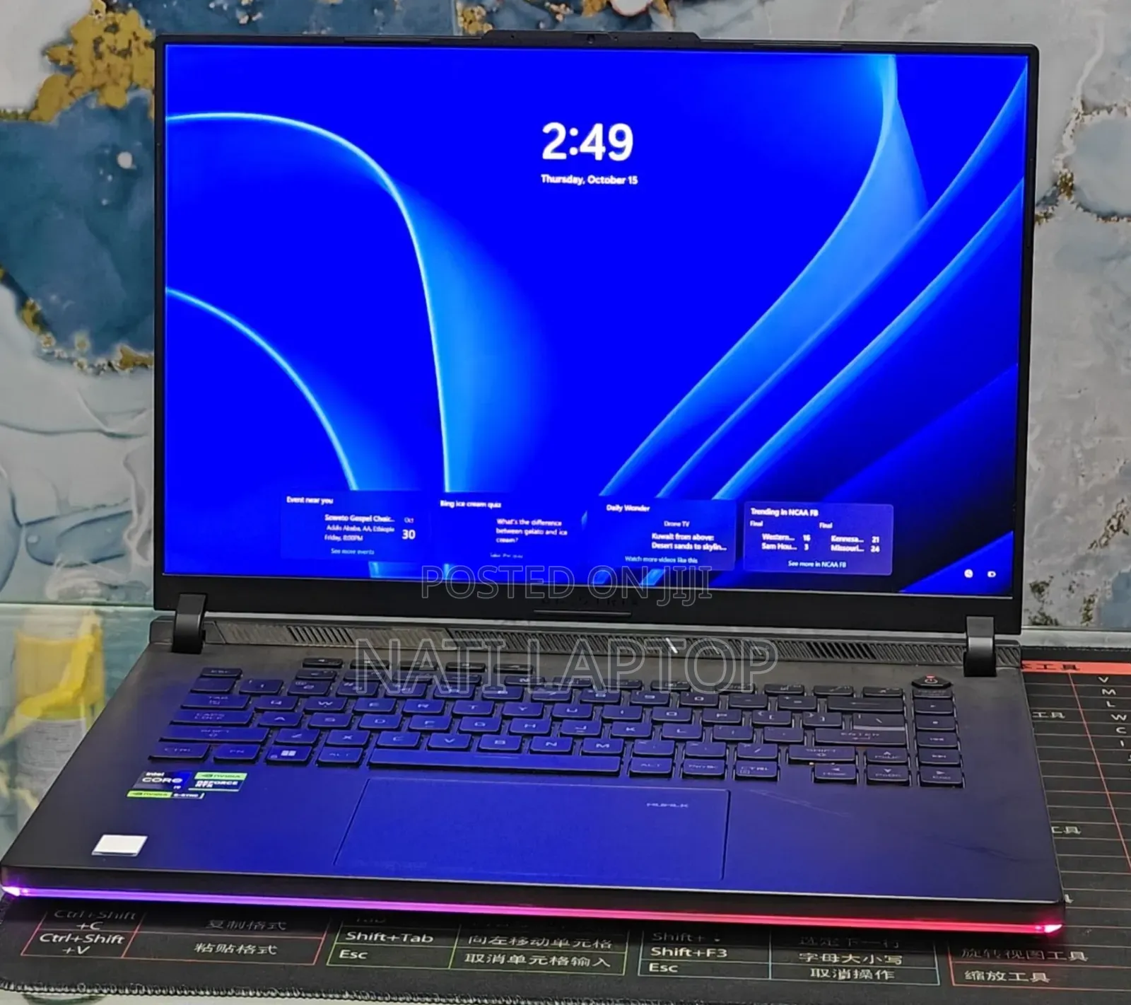 New Laptop Asus ROG Strix G16 G614 32GB Intel Core i9 SSD 1T