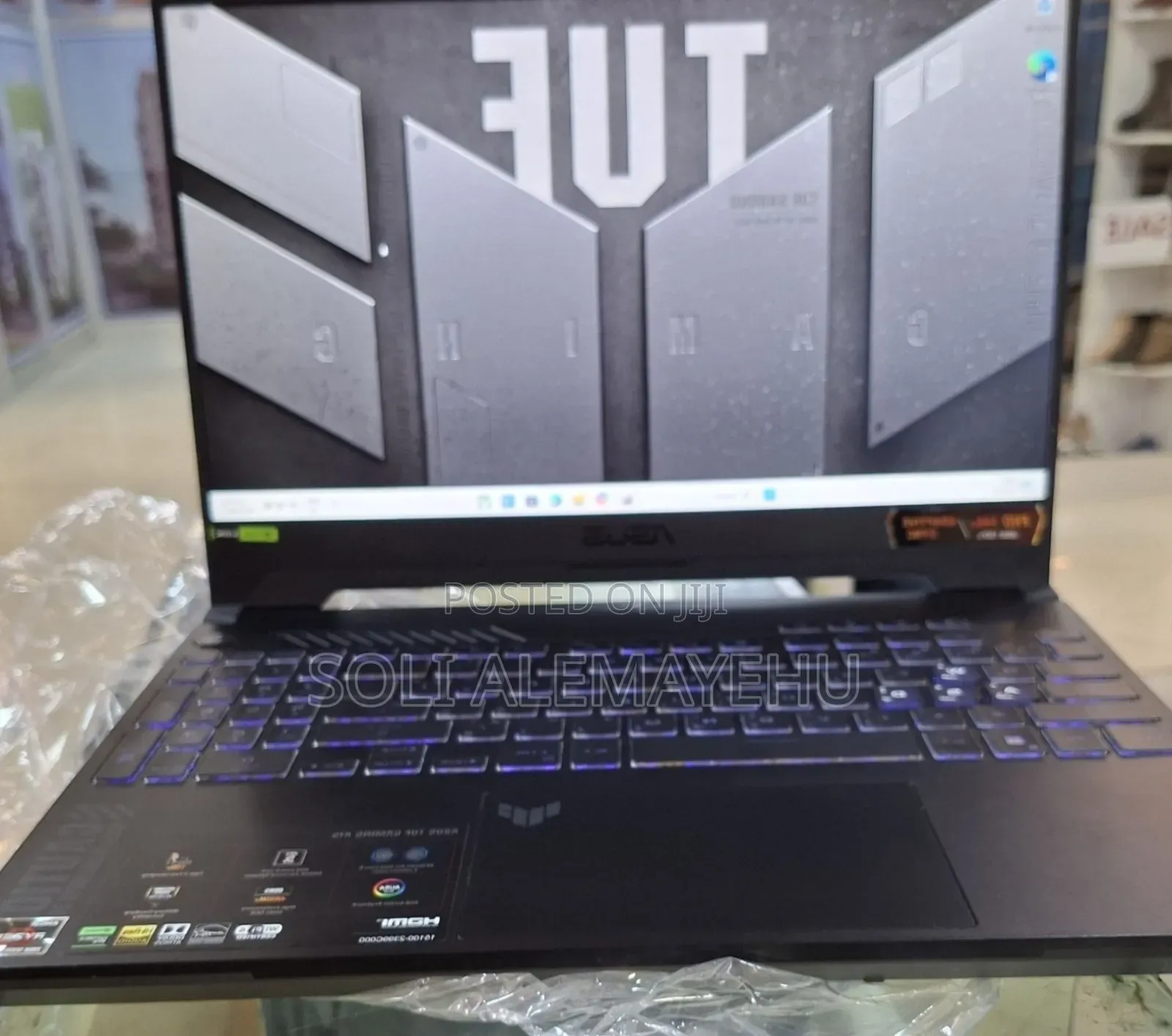 New Laptop Asus TUF Gaming A15 16GB AMD Ryzen 7 SSD 512GB