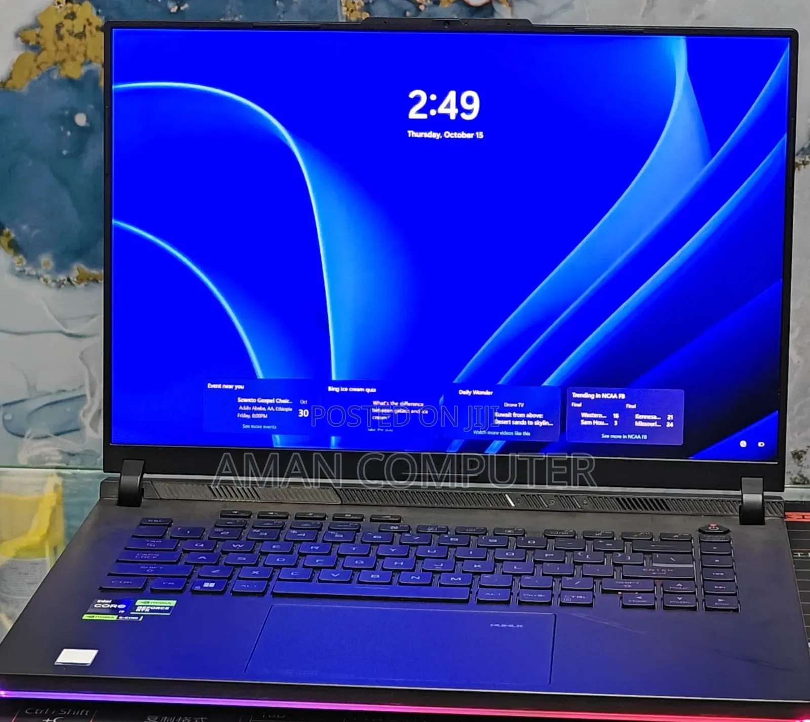 New Laptop Asus ROG Strix G16 G614 32GB Intel Core i9 SSD 1T