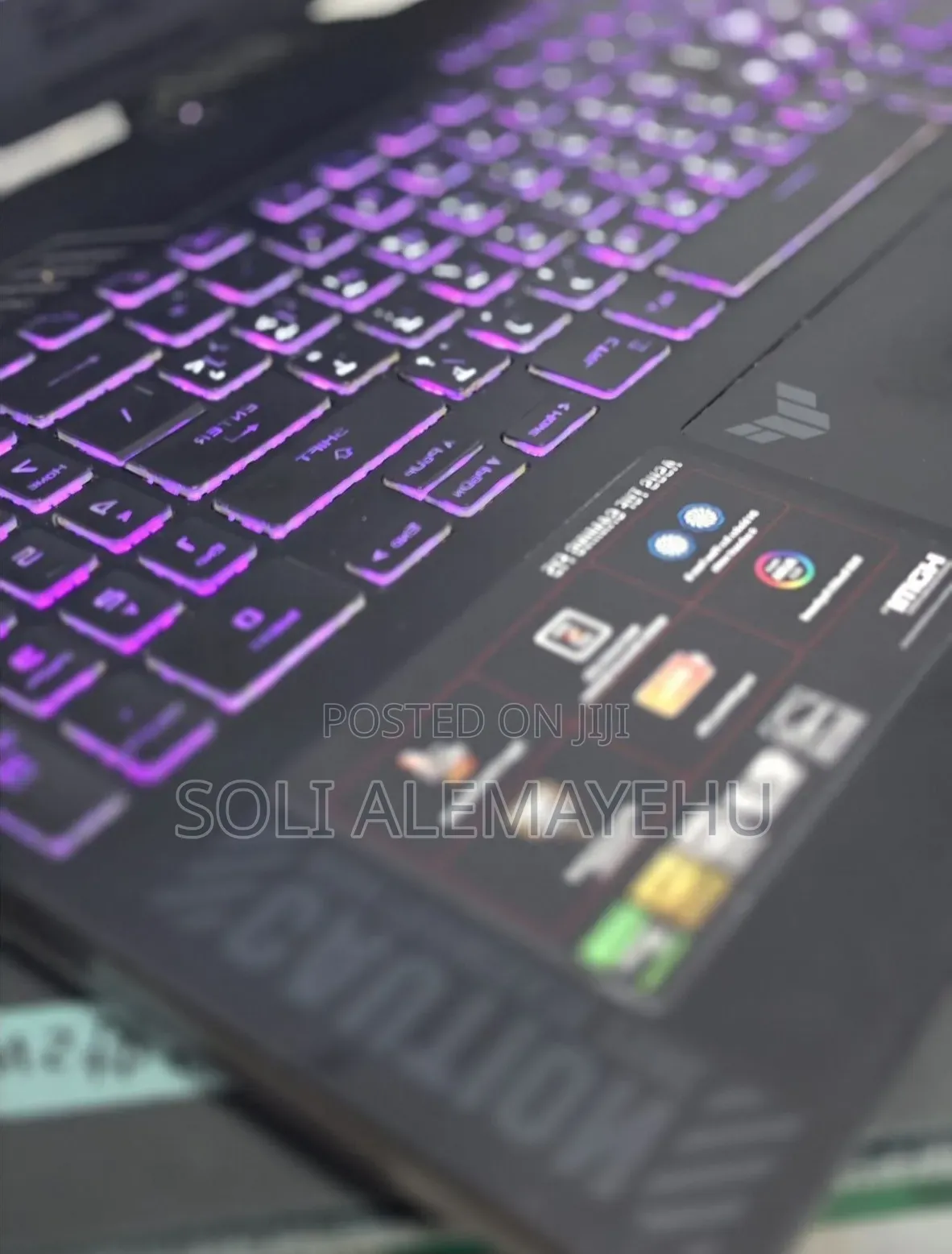 New Laptop Asus TUF Gaming F15 16GB Intel Core i7 SSD 1T