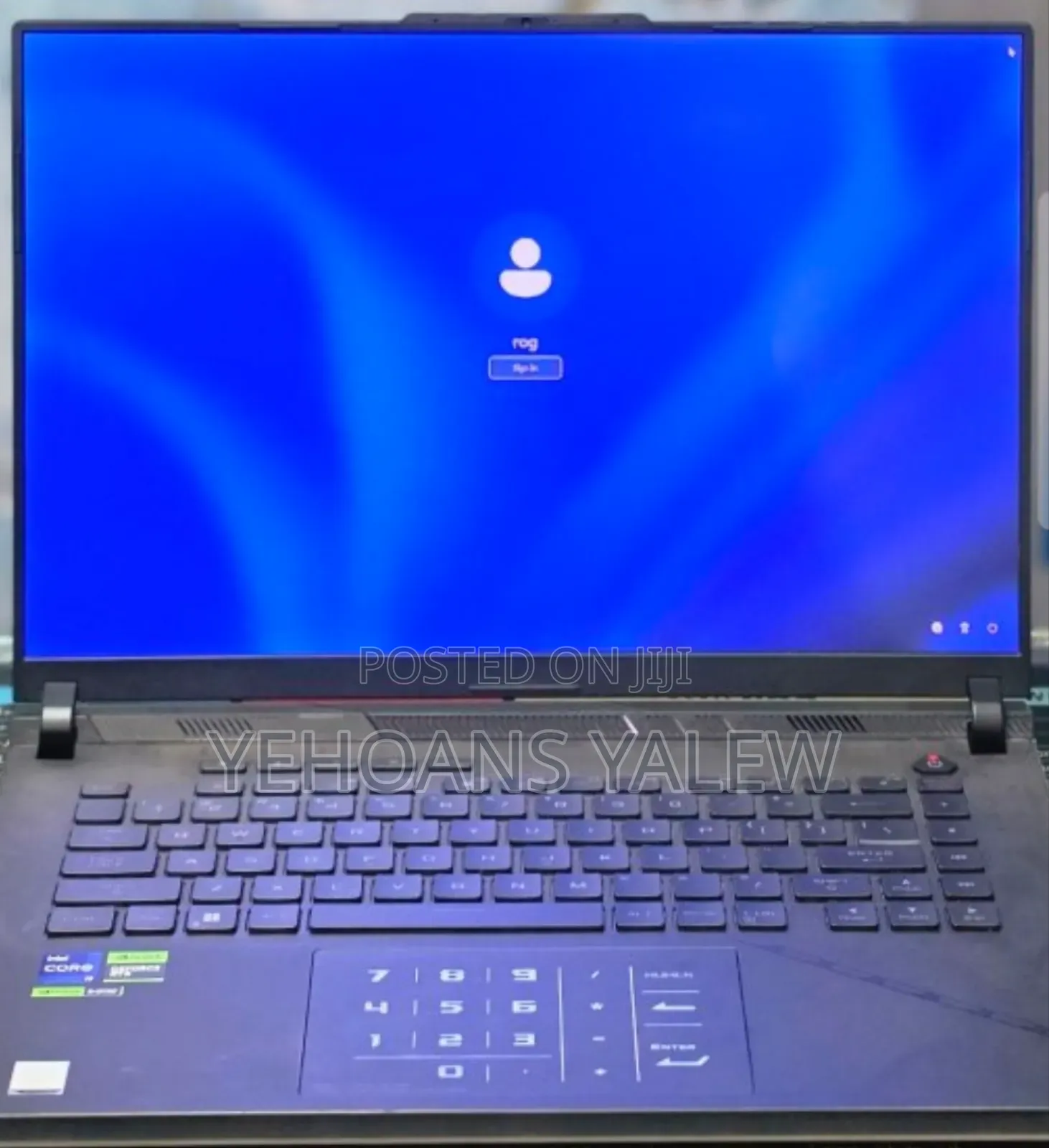 New Laptop Asus ROG Strix G15 32GB Intel Core i9 SSD 1T