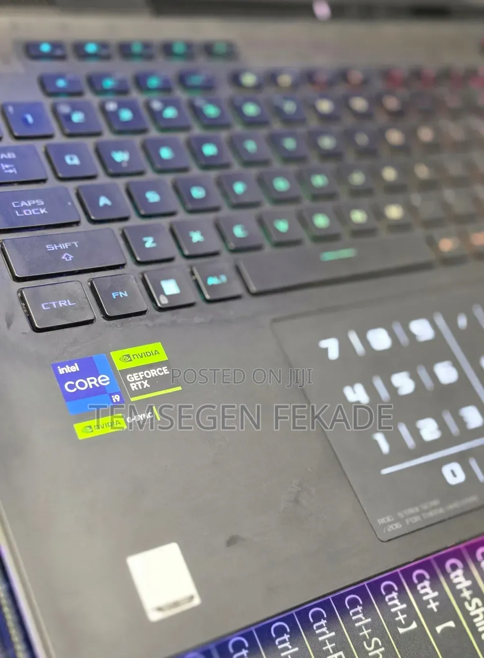 New Laptop Asus ROG Strix G15 32GB Intel Core i9 SSD 1T