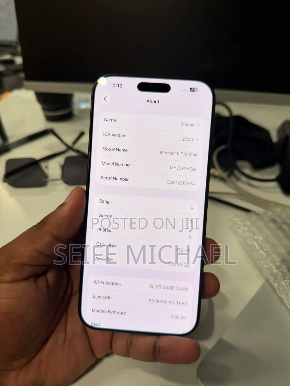 Apple iPhone 16 Pro Max 256 GB Black