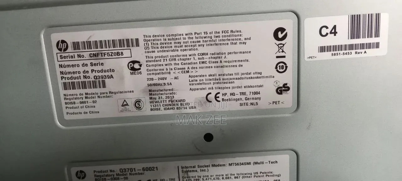 HP Printer White