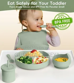 6 Piece Baby Feeding Silicone Set