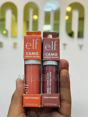 E.L.F Camo Blush for a Soft, Dewy Makeup Look