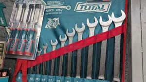 Total 12-Piece Industrial Combination Spanner Set