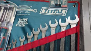 Total 12-Piece Industrial Combination Spanner Set