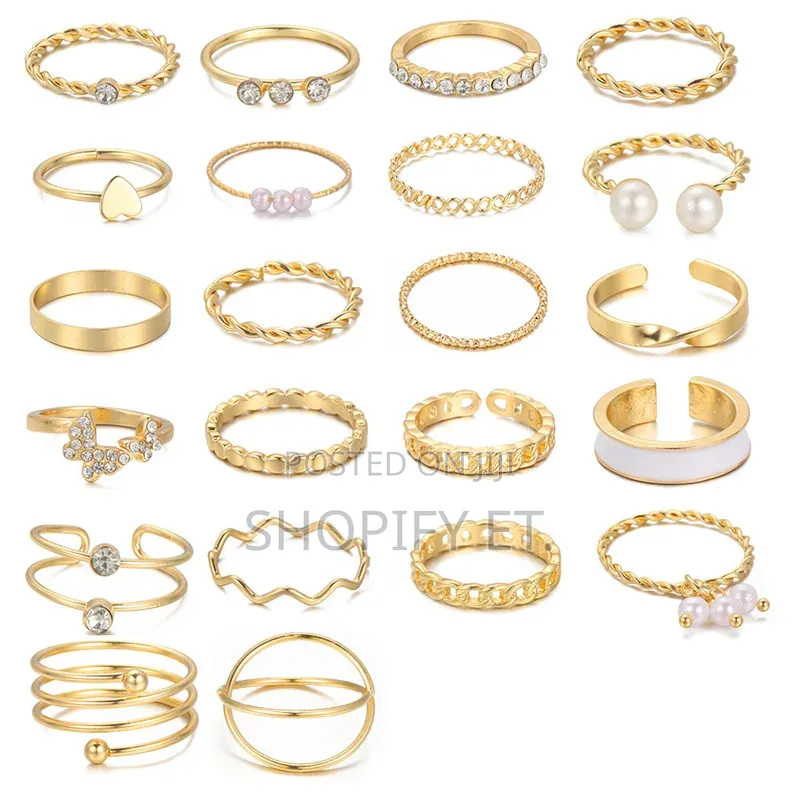Womens Ring Set (Stainless Steel)