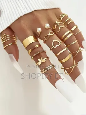 Womens Ring Set (Stainless Steel)