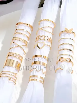 Womens Ring Set (Stainless Steel)