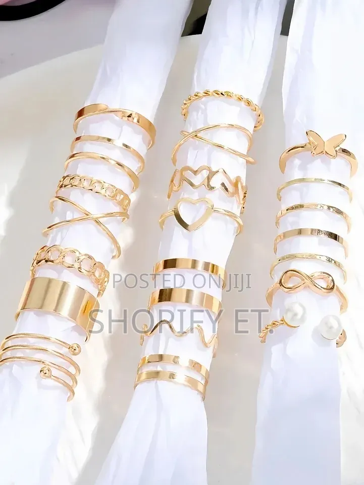 Womens Ring Set (Stainless Steel)