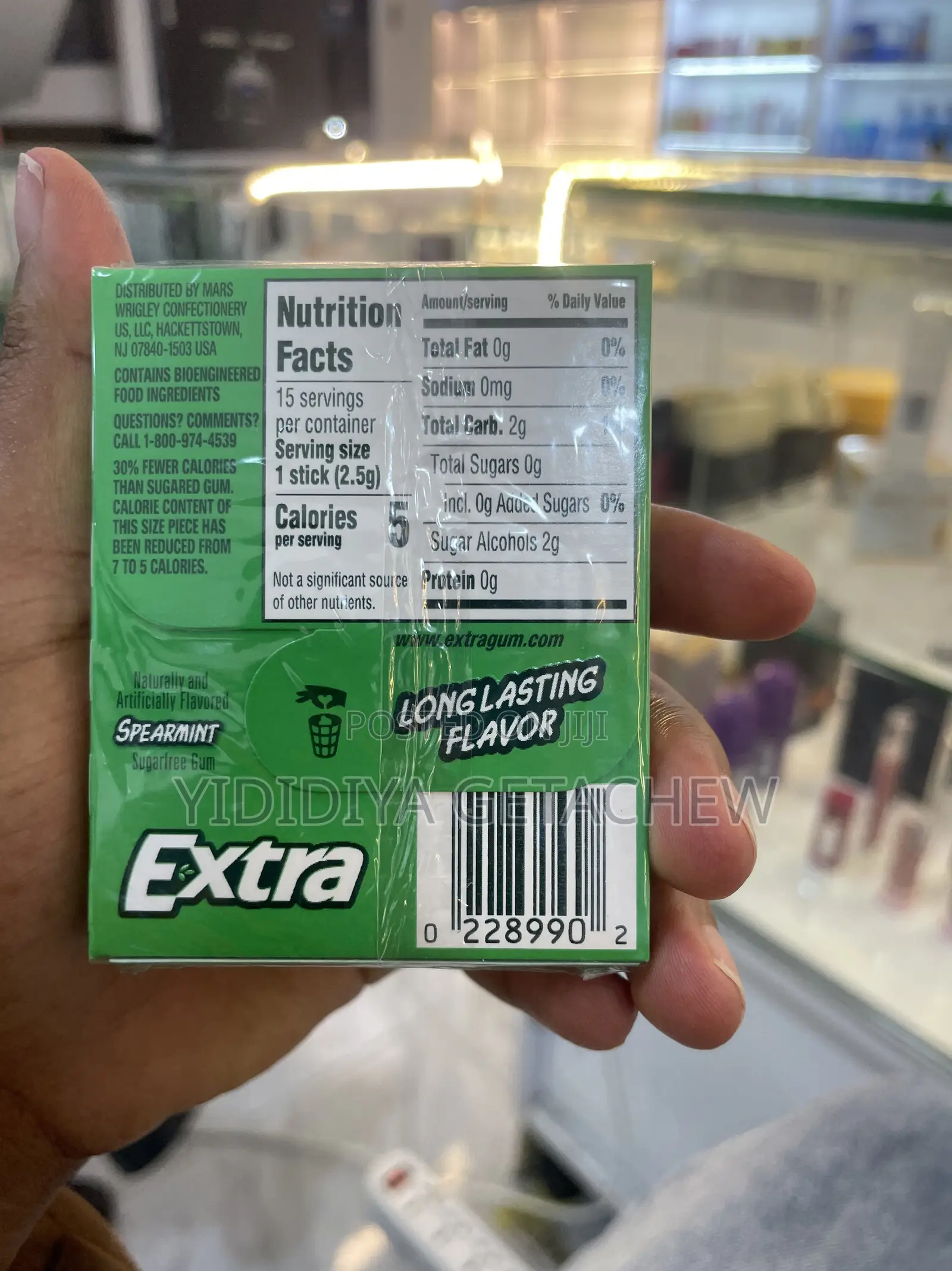 Extra Long Lastlng Flavor