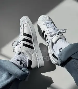Adidas Superstar “White X Black” Sneakers — New Arrival