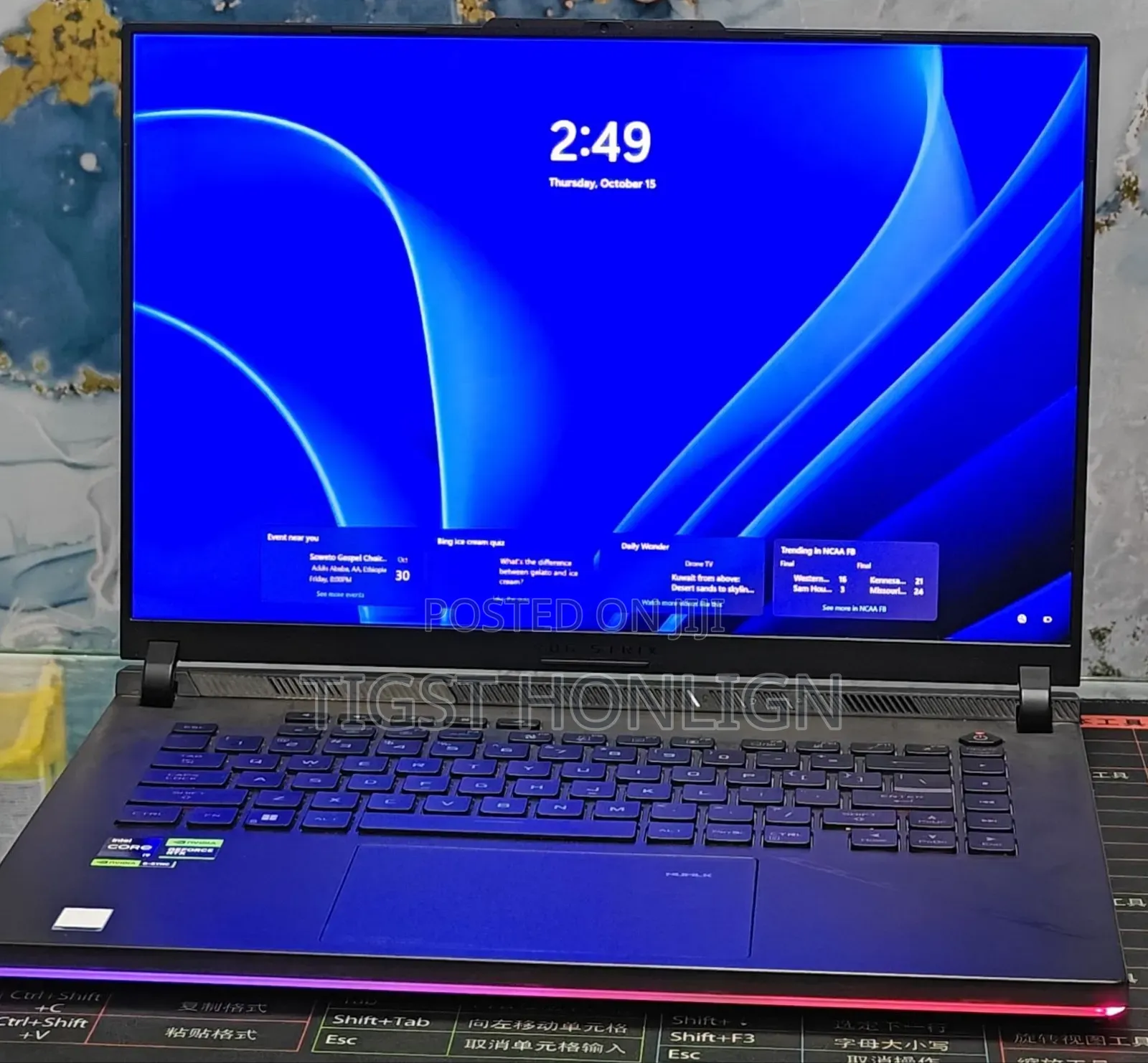 New Laptop Asus ROG Strix G16 G614 32GB Intel Core i9 SSD 1T