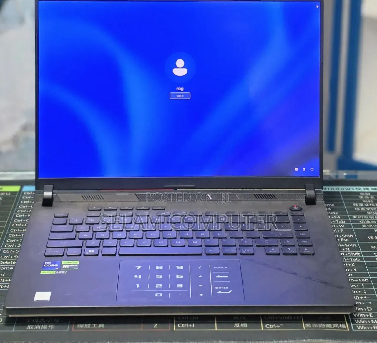 New Laptop Asus ROG Strix G16 G614 32GB Intel Core i9 SSD 1T