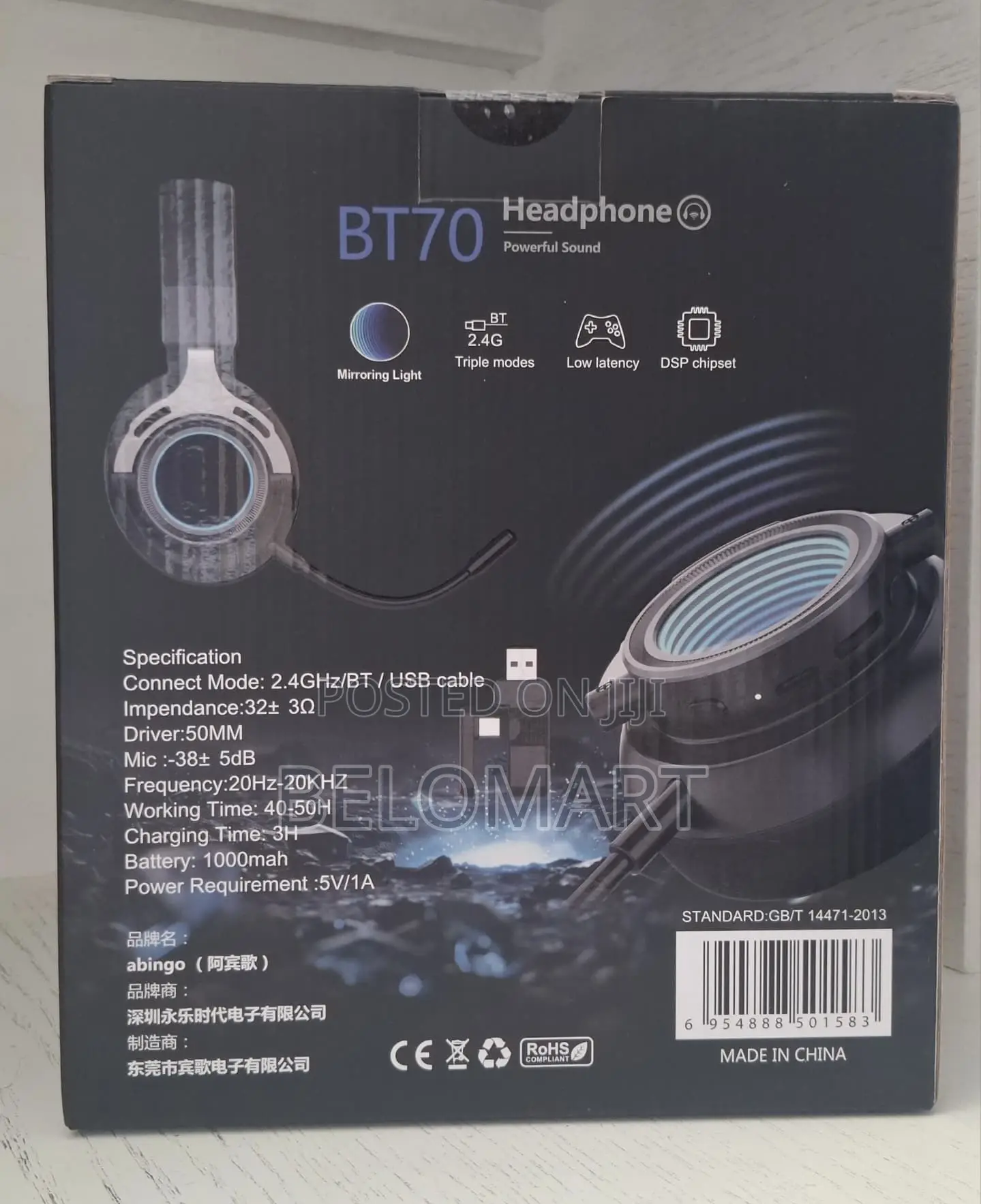 Abingo BT70 Wireless Gaming Headset