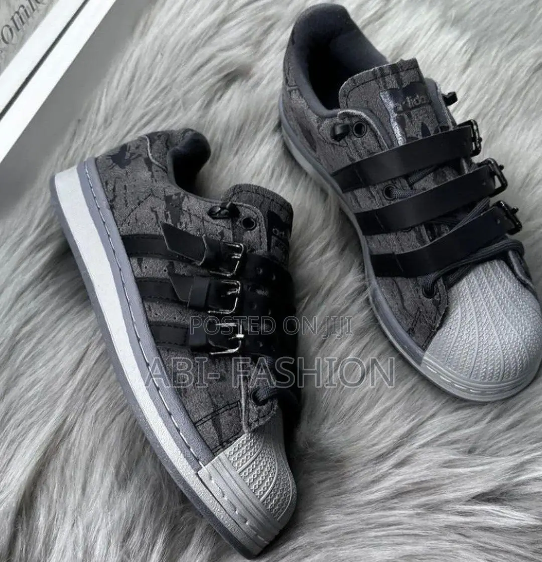 Adidas Superstar “Karaoro Hole” Black Low Sneakers— New Arrival