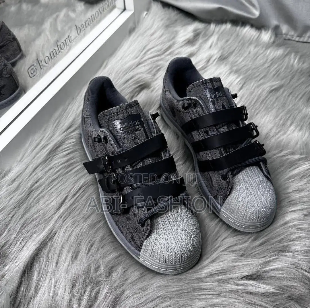 Adidas Superstar “Karaoro Hole” Black Low Sneakers— New Arrival