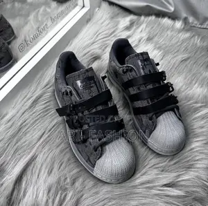Adidas Superstar “Karaoro Hole” Black Low Sneakers— New Arrival