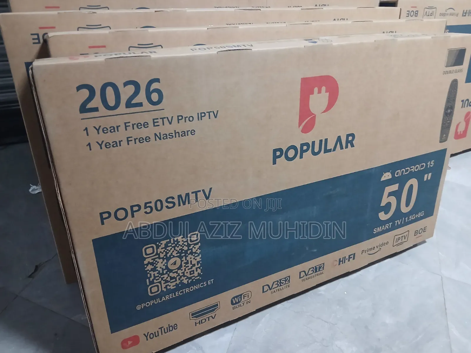 Popular 50 Inche Double Scrine Best Smart TV