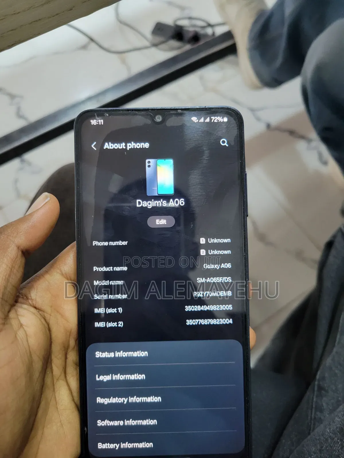 Samsung Galaxy A06 64 GB Blue