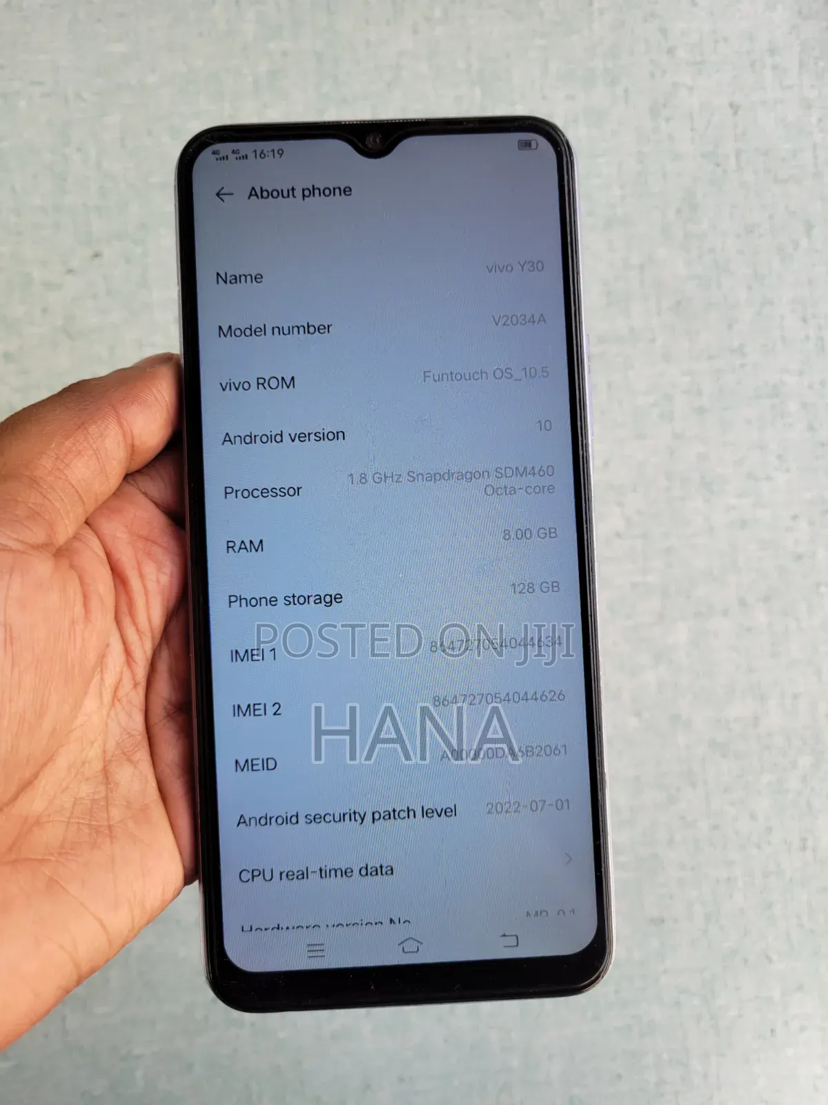 Vivo Y12s 128 GB Blue