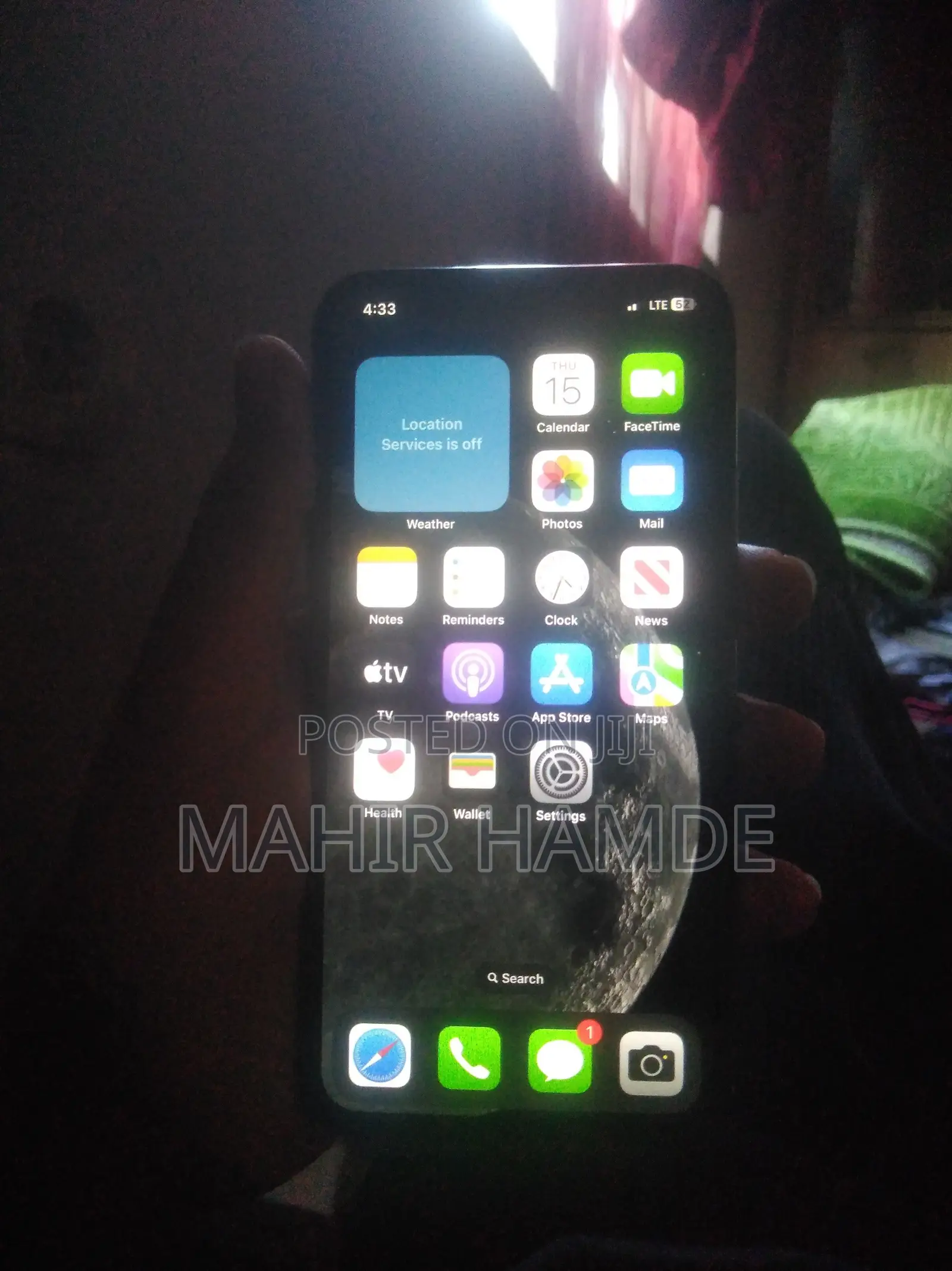 Apple iPhone X 64 GB Black