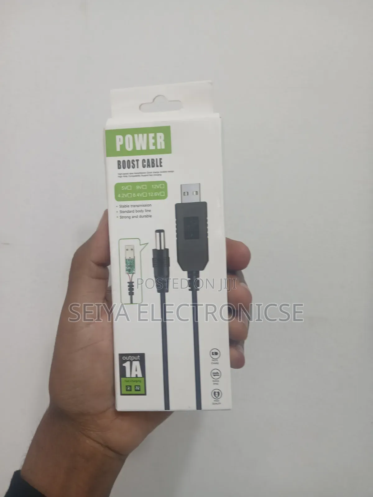 Power Boost Cables (USB to DC Step-Up Converter Cables)