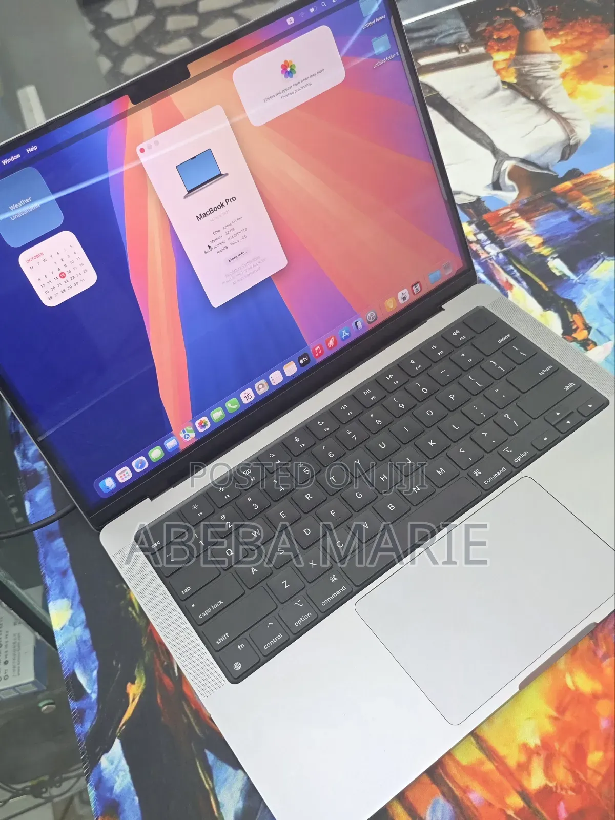 New Laptop Apple MacBook Pro 2021 M1 32GB Apple M1 Pro SSD 1T