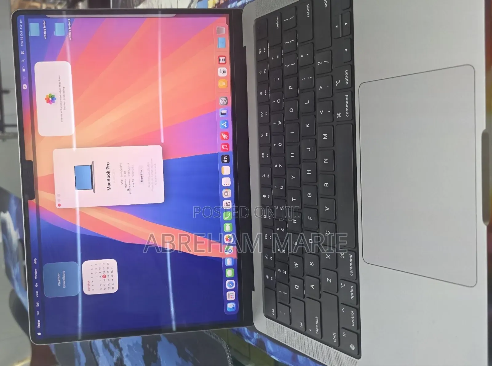 New Laptop Apple MacBook Pro 2021 M1 32GB Apple M1 Pro SSD 1T