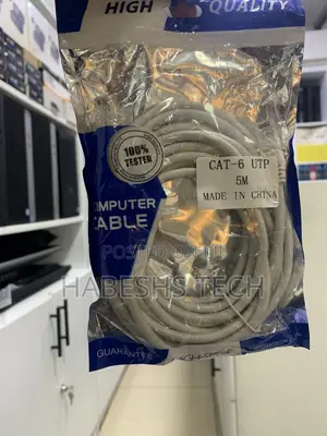 CAT-6 UTP Network Cable * Length: 5 Meters